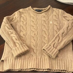 Ralph Lauren Polo sweater camel color